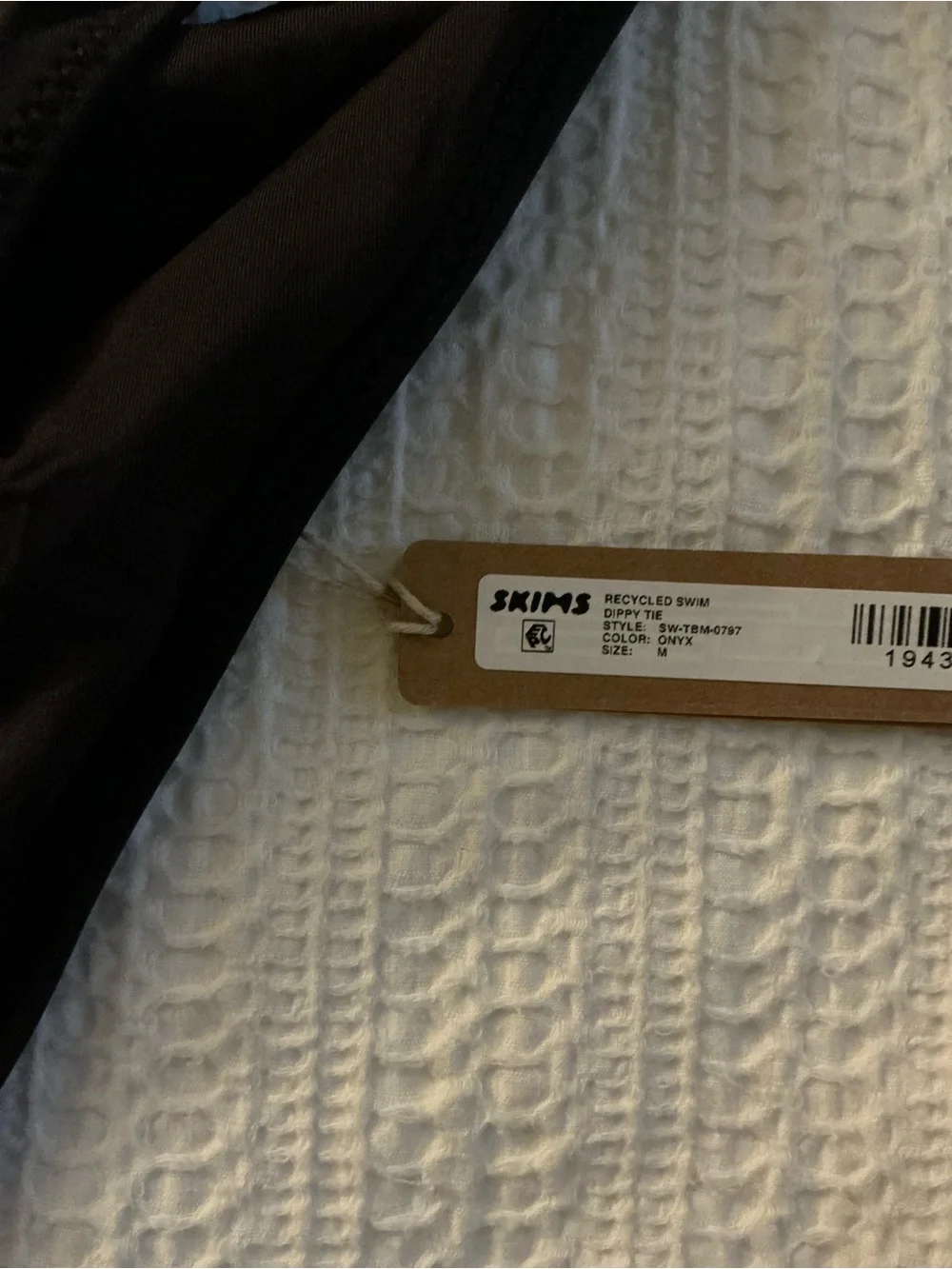 SKIMS Black Tie-Side  BOTTOM
